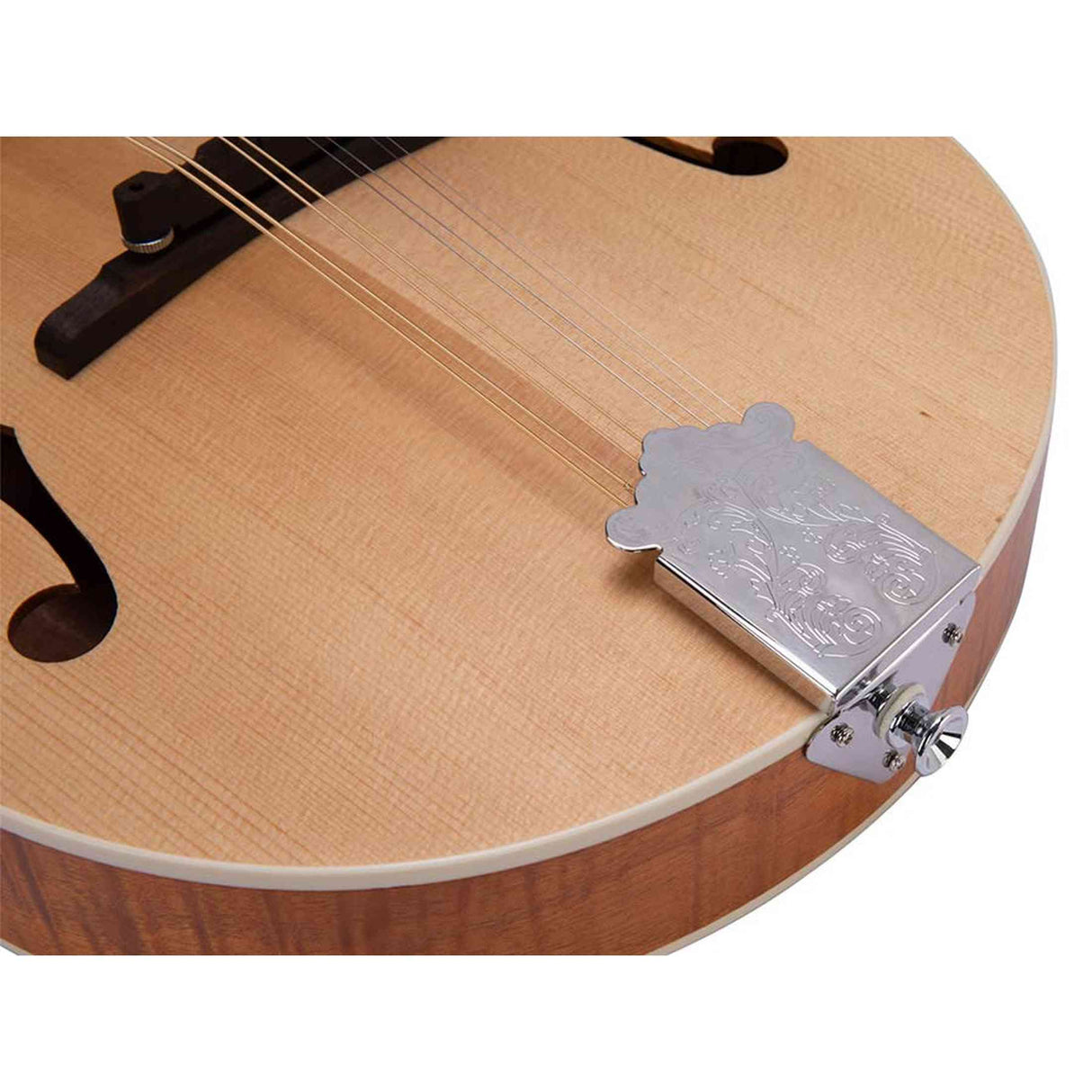 SX SMA600 A-Style Mandoline – Massief Sparren Top, Gevlamd Okoumé & Gigbag