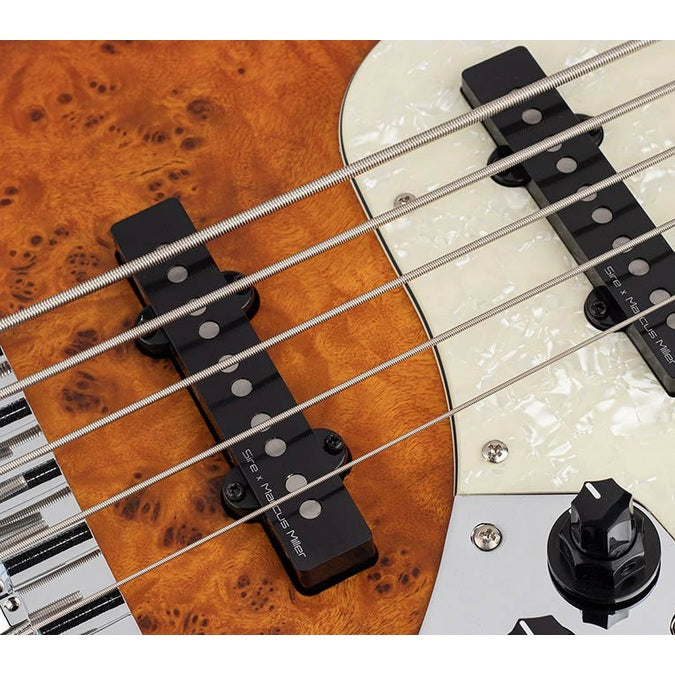 Sire V7 SR5/TSS Marcus Miller Reissue swamp ash 5-snarige actieve basgitaar Tobacco Sunburst Satin