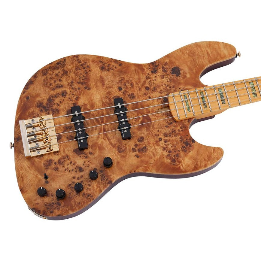 Sire V10 4/NTS Marcus Miller 4-snarige actieve basgitaar Natural Satin