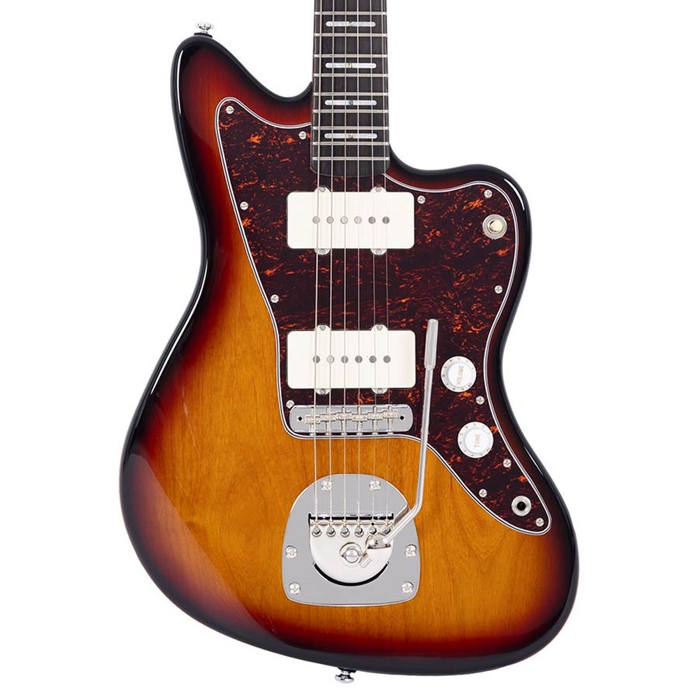 Sire Guitars J5/3TS Mahonie elektrische gitaar J-stijl, 3-tone sunburst