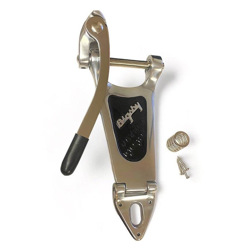 Bigsby B-B6XSH-PAB6 Vibrato Tailpiece Extra Korte Hinge, Gepolijst Aluminium