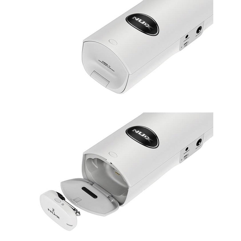 NUX NES-1/WH digitale saxofoon wit incl. draadloze set