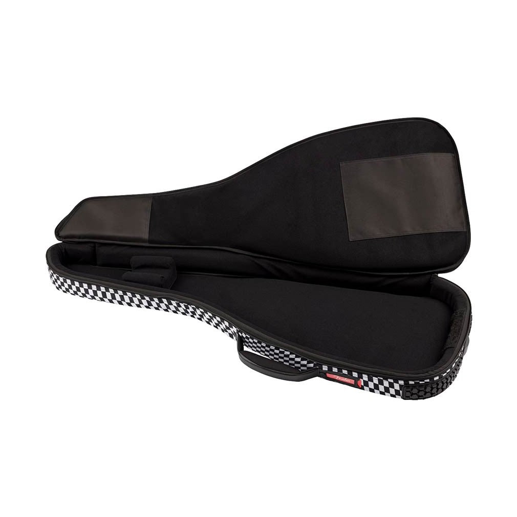 Fender 0991512488 FE620 gigbag voor elektrische gitaar – checkerboard design, 20 mm voering