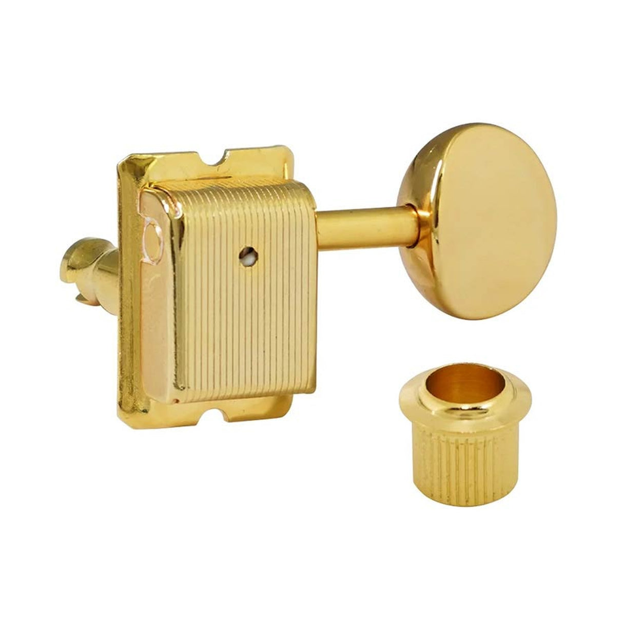 Hosco Japan H-21333GSVTR Stemmechanieken voor gitaar, 6x links, Vintage Tone Revival Series, goud oval knop, goud