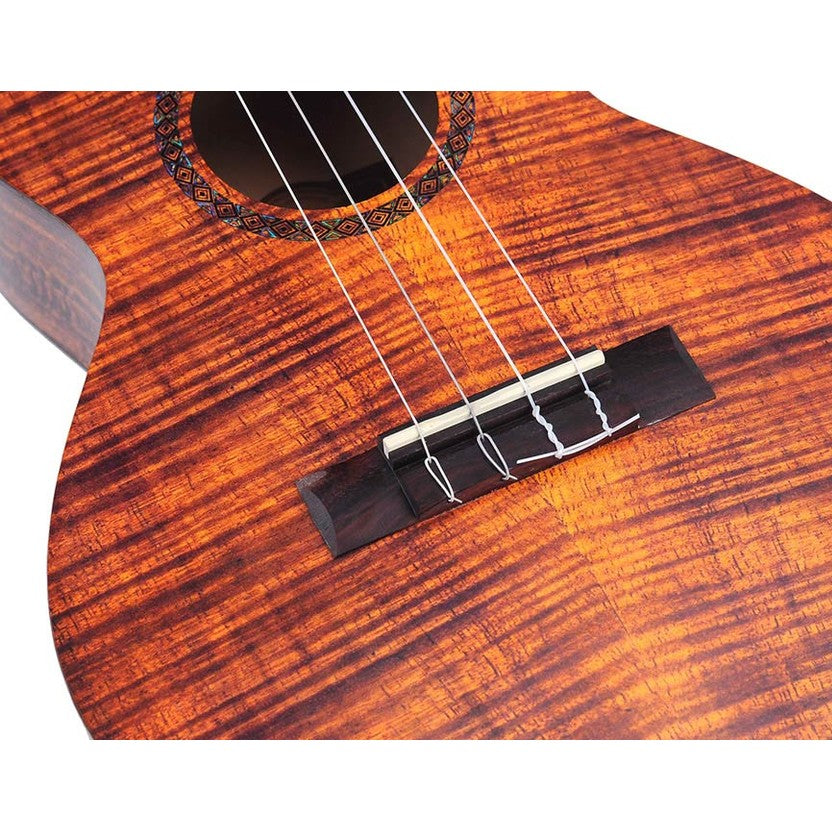 Mahalo MA4KA Artist Elite Series Bariton Ukulele Flame Koa