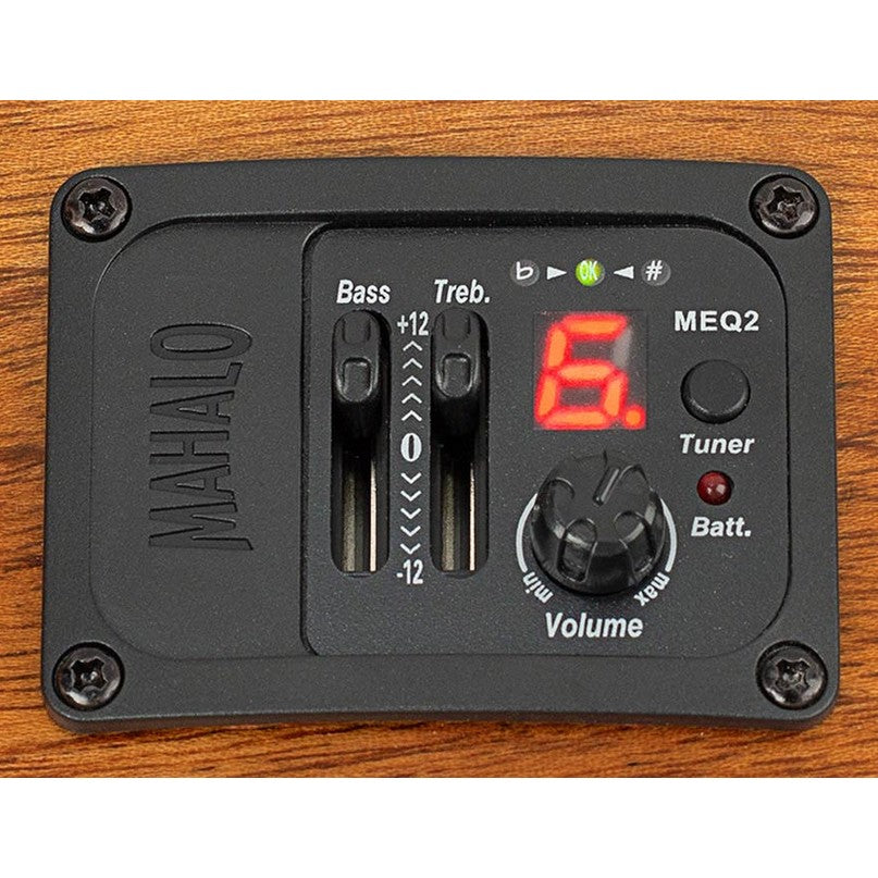 Mahalo MA3EG Artist Elite Series Tenor Ukulele Elektrische Gitaar Design