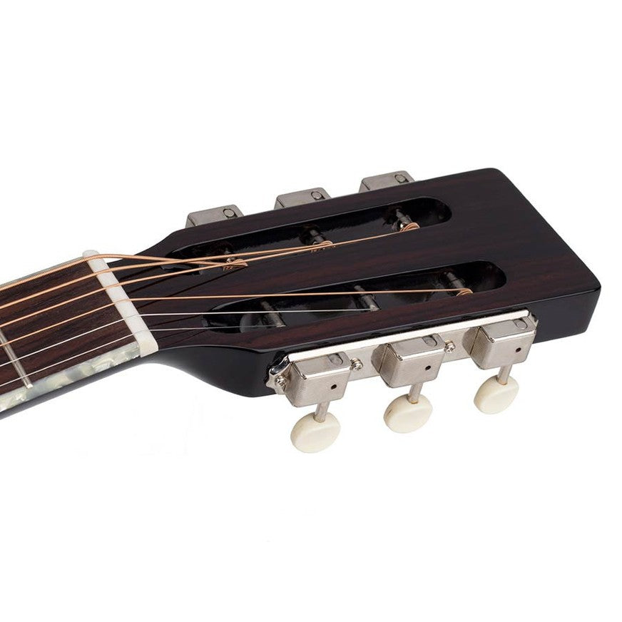 Richwood HSP-55-BK Heritage Series parlor akoestische westerngitaar zwart