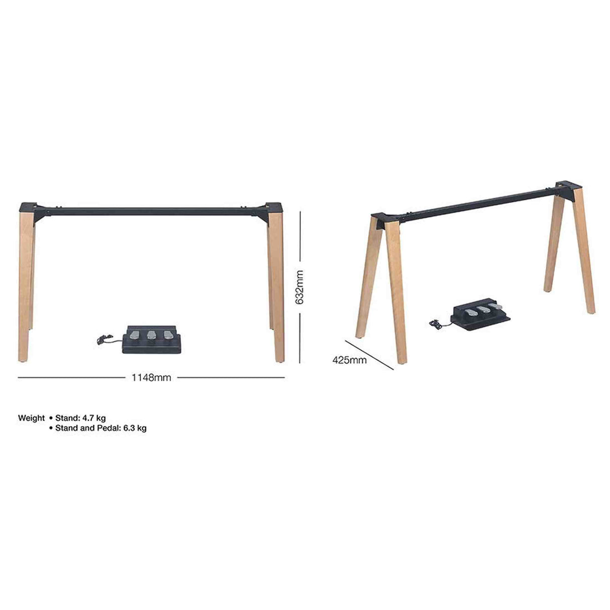 Medeli SP-A500/BK digitale piano met ST460 standaard