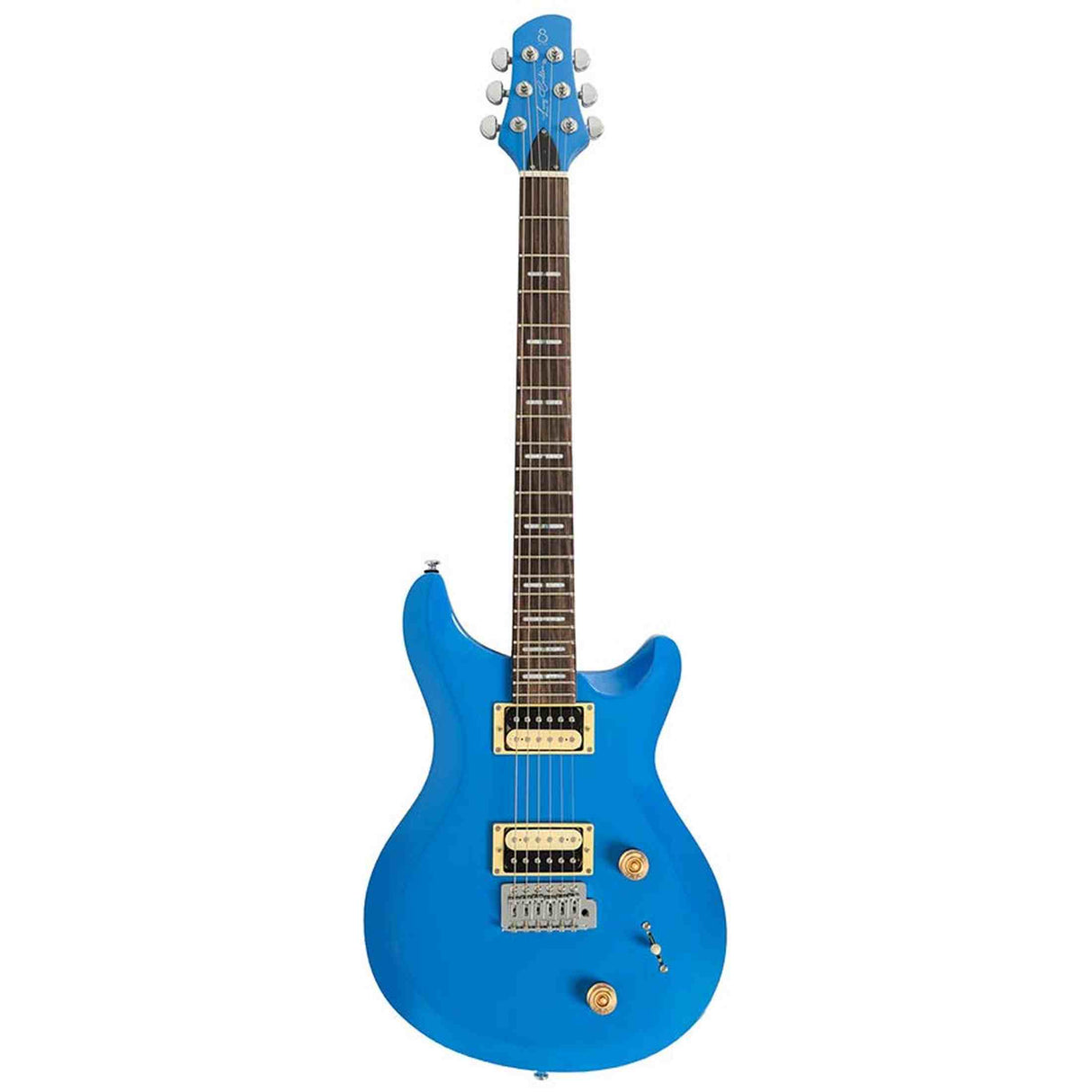 Sire Q3/MB Larry Carlton elektrische gitaar – mahonie body, HH-configuratie, Midnight Blue