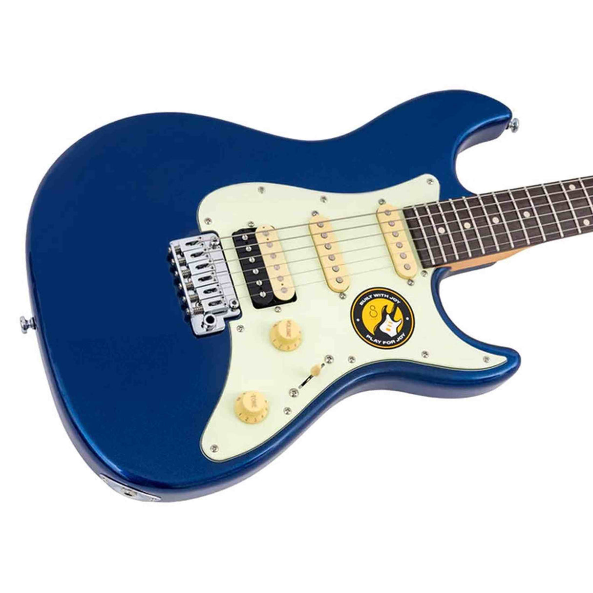 Sire S3N HSS/DNA New Gen Larry Carlton elektrische gitaar – S-Style, Dark Navy Blue, HSS-configuratie, stainless steel frets