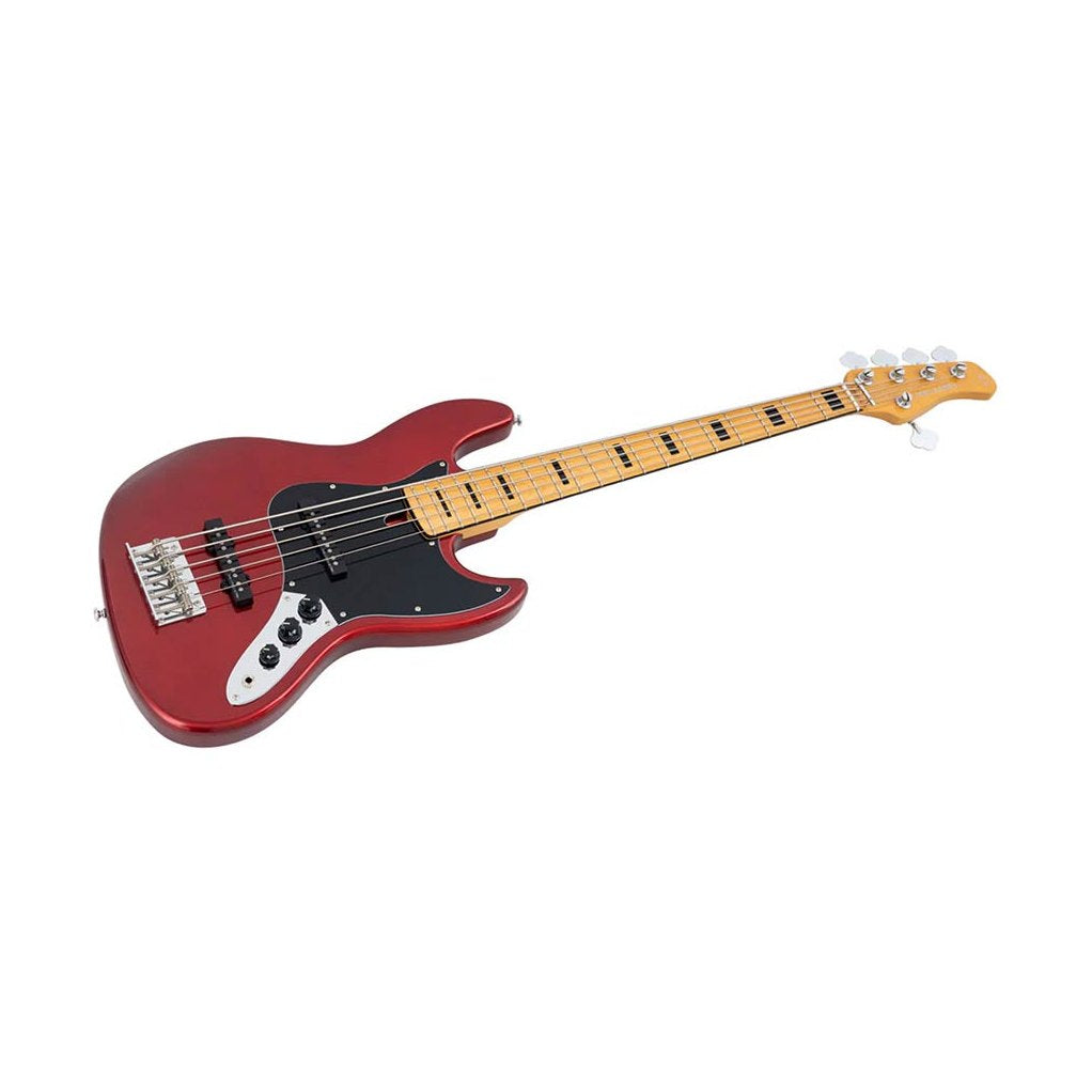 Sire V5 A5/CAR Marcus Miller 5-snarige Basgitaar Candy Apple Red