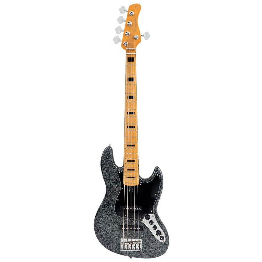 Sire V7+ A5/BKS Marcus Miller 2nd Gen 5-snarige Black Sparkle basgitaar