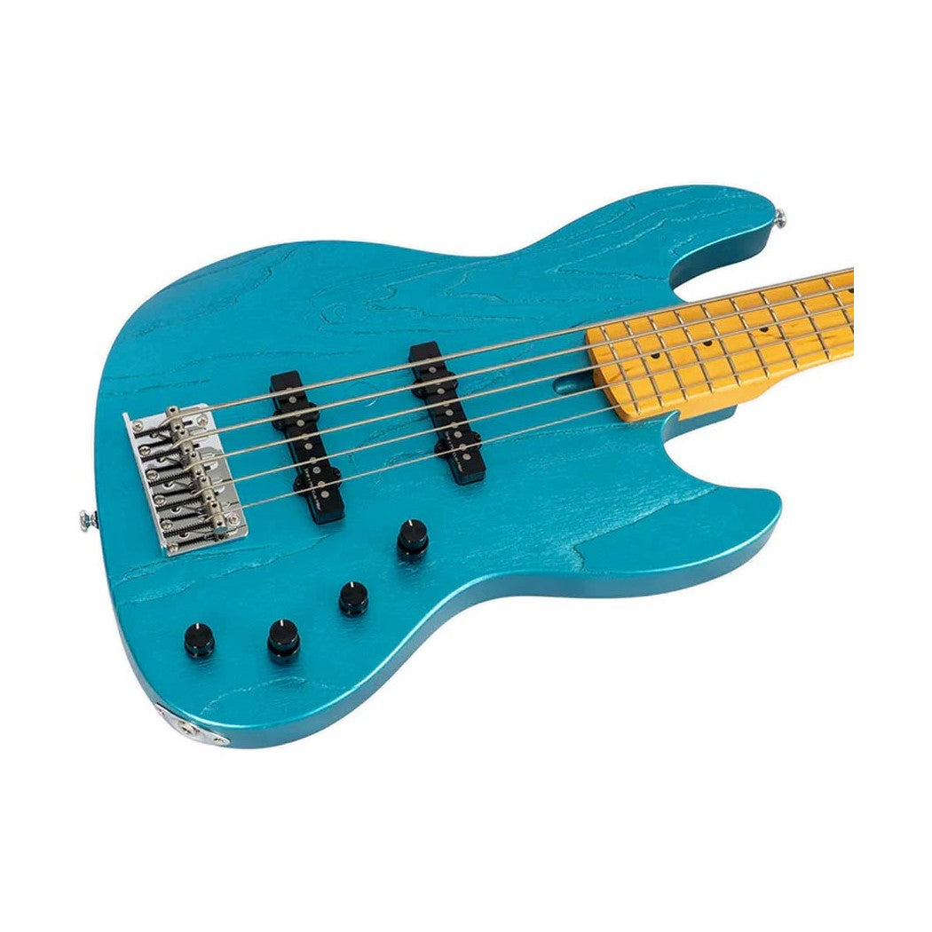 Sire V6 5/OTB Marcus Miller actieve 5-snarige basgitaar Ocean Turquoise Blue