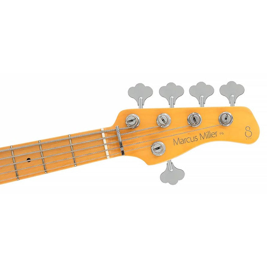 Sire P6 5/SGM Marcus Miller 5-snarige actieve basgitaar Surf Green Metallic