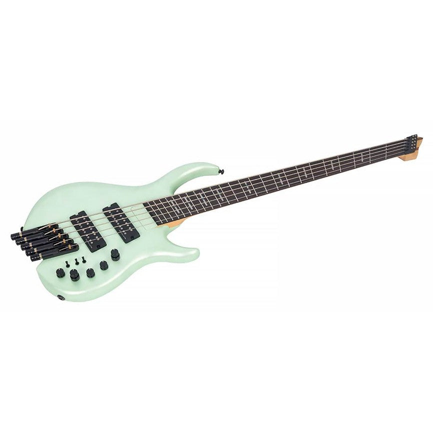 Sire M6H 5/SGMS Marcus Miller M6 Series headless 5-snarige actieve basgitaar surf green metallic satin