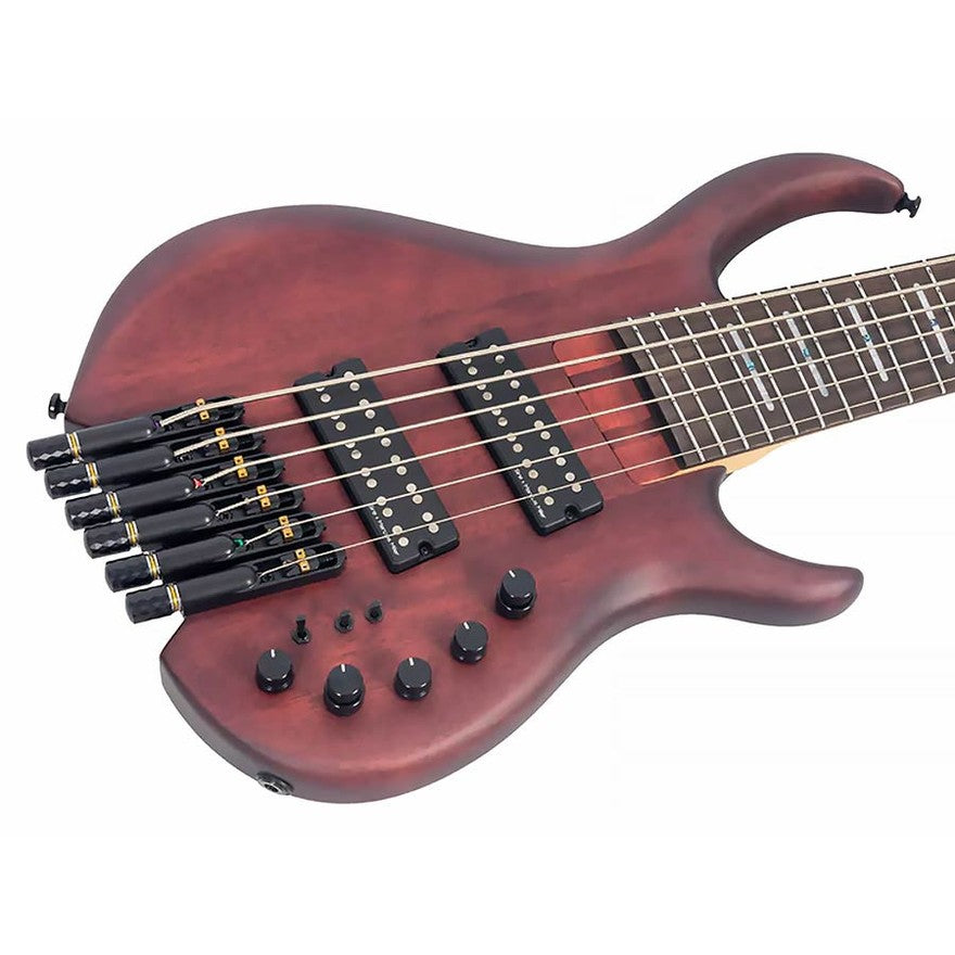 Sire M6H 6/MAS Marcus Miller M6 Series headless 6-snarige actieve basgitaar mahogany satin