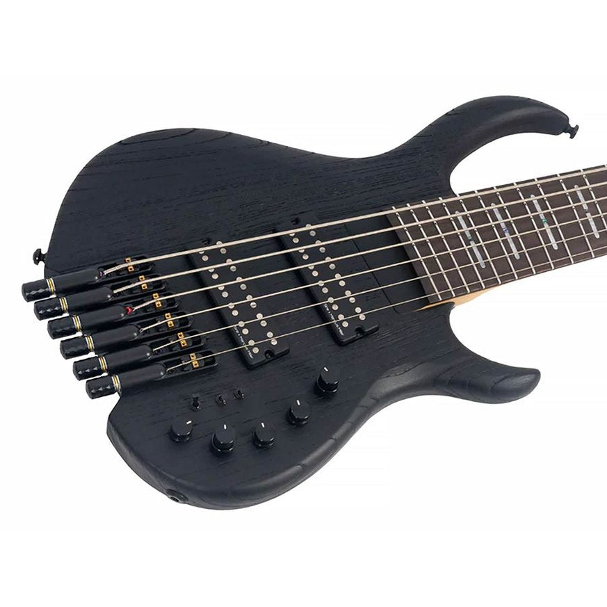 Sire M6H 6/BKS Marcus Miller M6 Series headless 6-snarige actieve basgitaar sandblasted black
