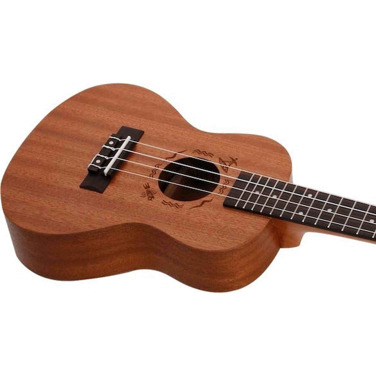 Flight NUC310 PACK Concert Ukulele met African Sapele Body, Bone Topkam, Tuner, Lesboek en Gigbag