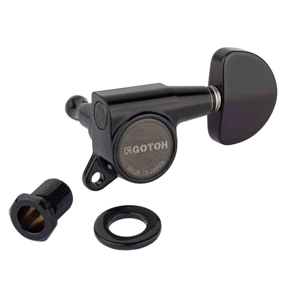 Gotoh GTH13874 SG381 stemmechanieken met B20 knoppen, 3L3R, cosmo zwart