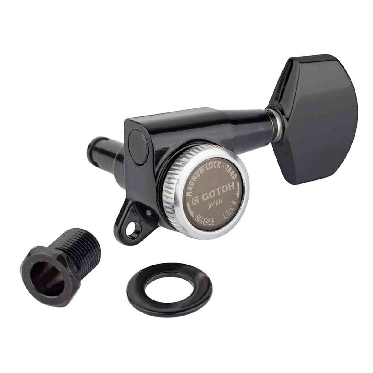 Gotoh GTH14051 SG381 stemmechanieken met Magnum Lock Trad and 01 knoppen, 3L3R, cosmo zwart
