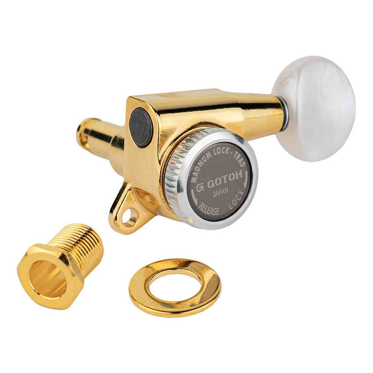 Gotoh GTH14081 SG381 stemmechanieken met Magnum Lock Trad and 05PW knoppen, 6L, goud
