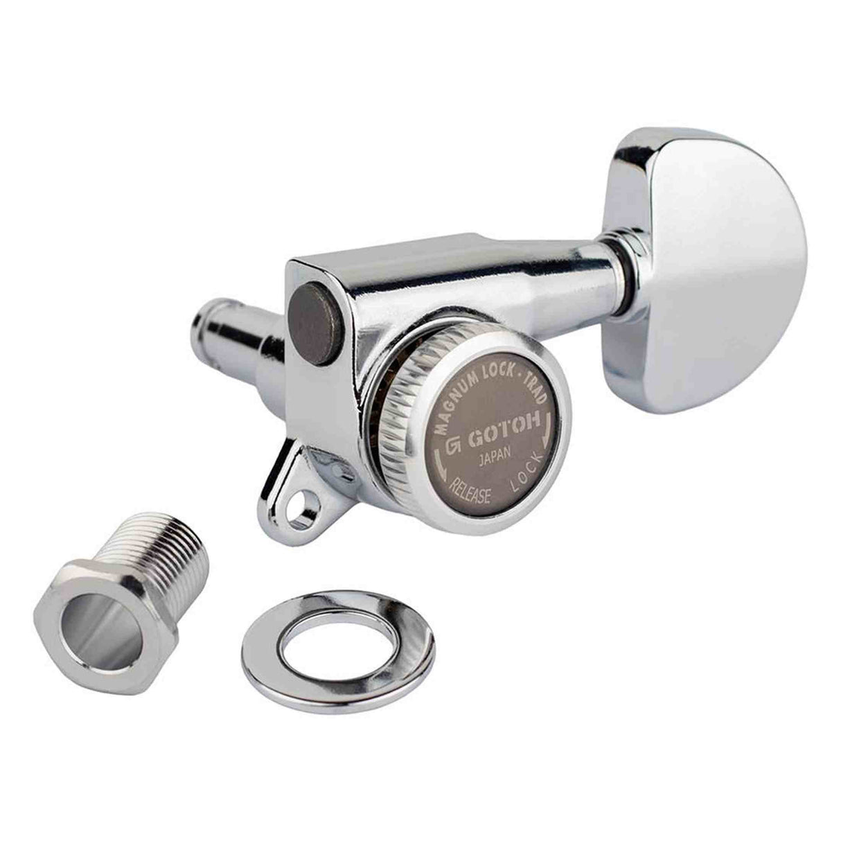 Gotoh GTH14118 SG381 stemmechanieken (posts 6xXL) met Magnum Lock Trad and 20 knoppen, 3L3R, chroom