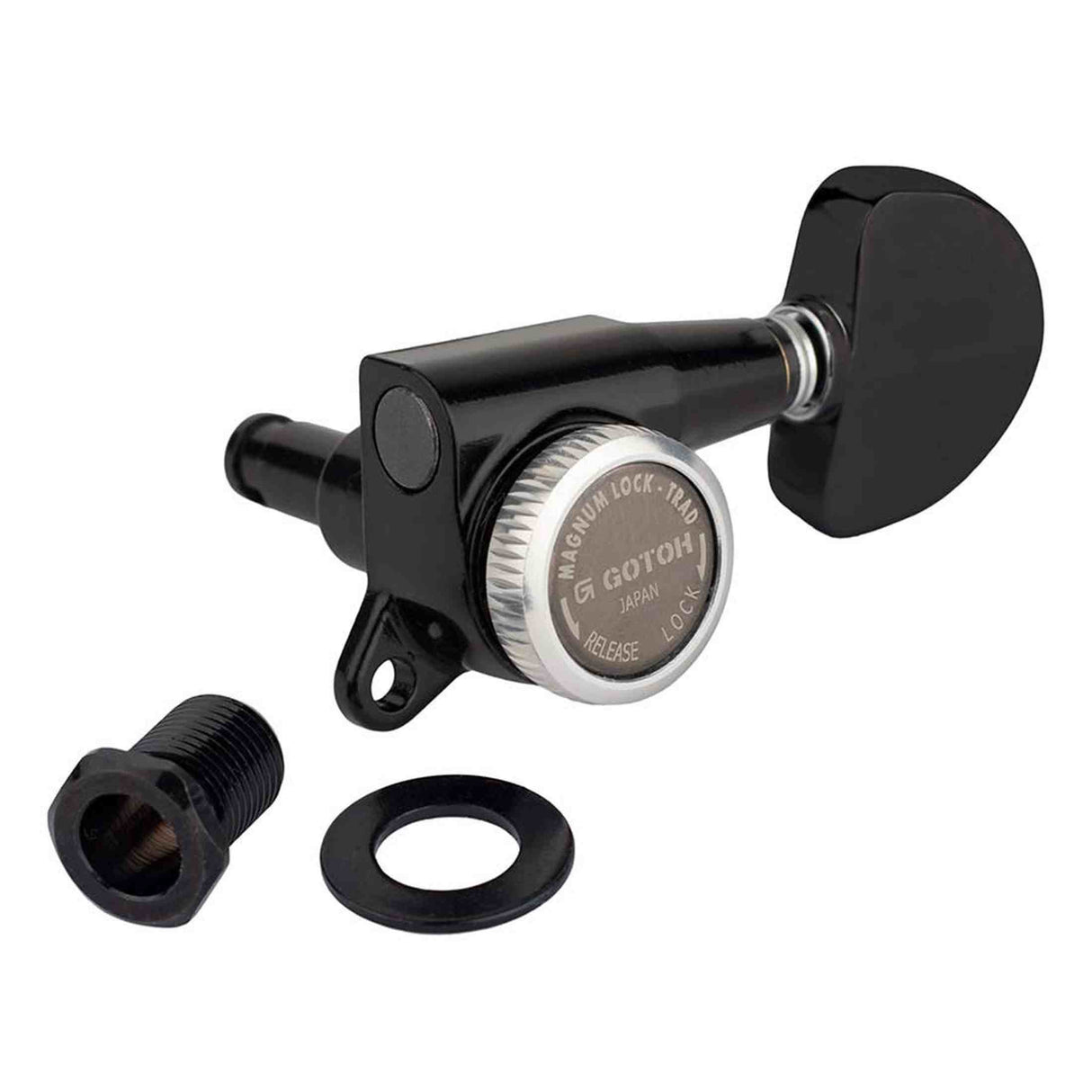 Gotoh GTH14120 SG381 stemmechanieken met Magnum Lock Trad and 20 knoppen, 3L3R, zwart
