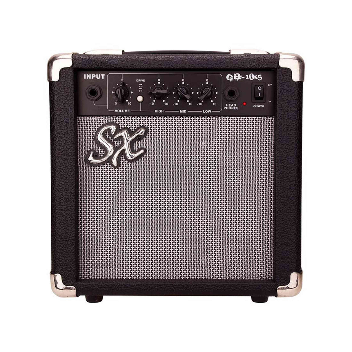 SX SE1HSS-SK-MIB ST elektrische gitaar set 4/4 HSS Ice Blue met 10W versterker