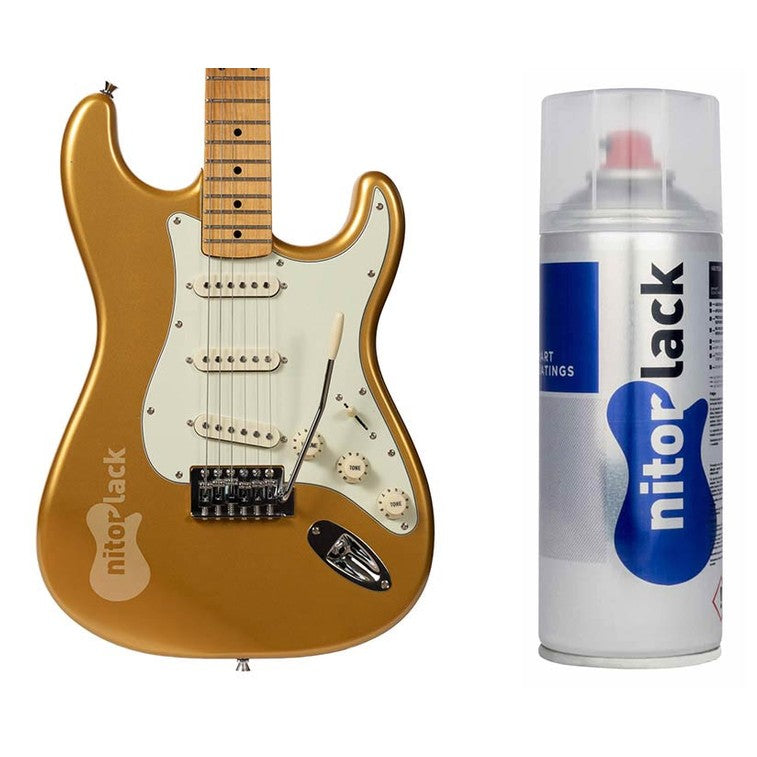 NitorLACK N250802160 Nitrocellulose Lak Aztec Gold – 400 ml Spuitbus