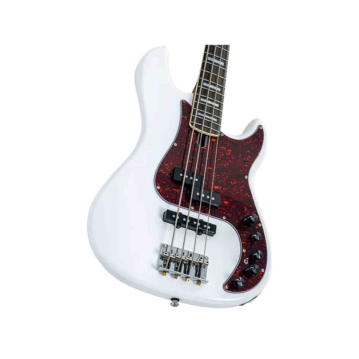Sire P7N A4/AWH Marcus Miller 4-snarige Actieve PJ Basgitaar Antique White met Elzen Body en Heritage-3 Preamp