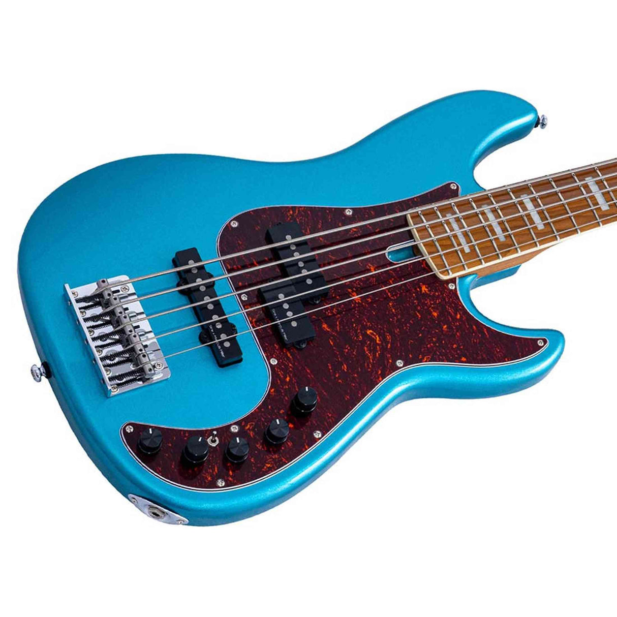 Sire P7N A5/TP Marcus Miller 5-snarige Actieve PJ Basgitaar Tide Pool met Elzen Body en Heritage-3 Preamp