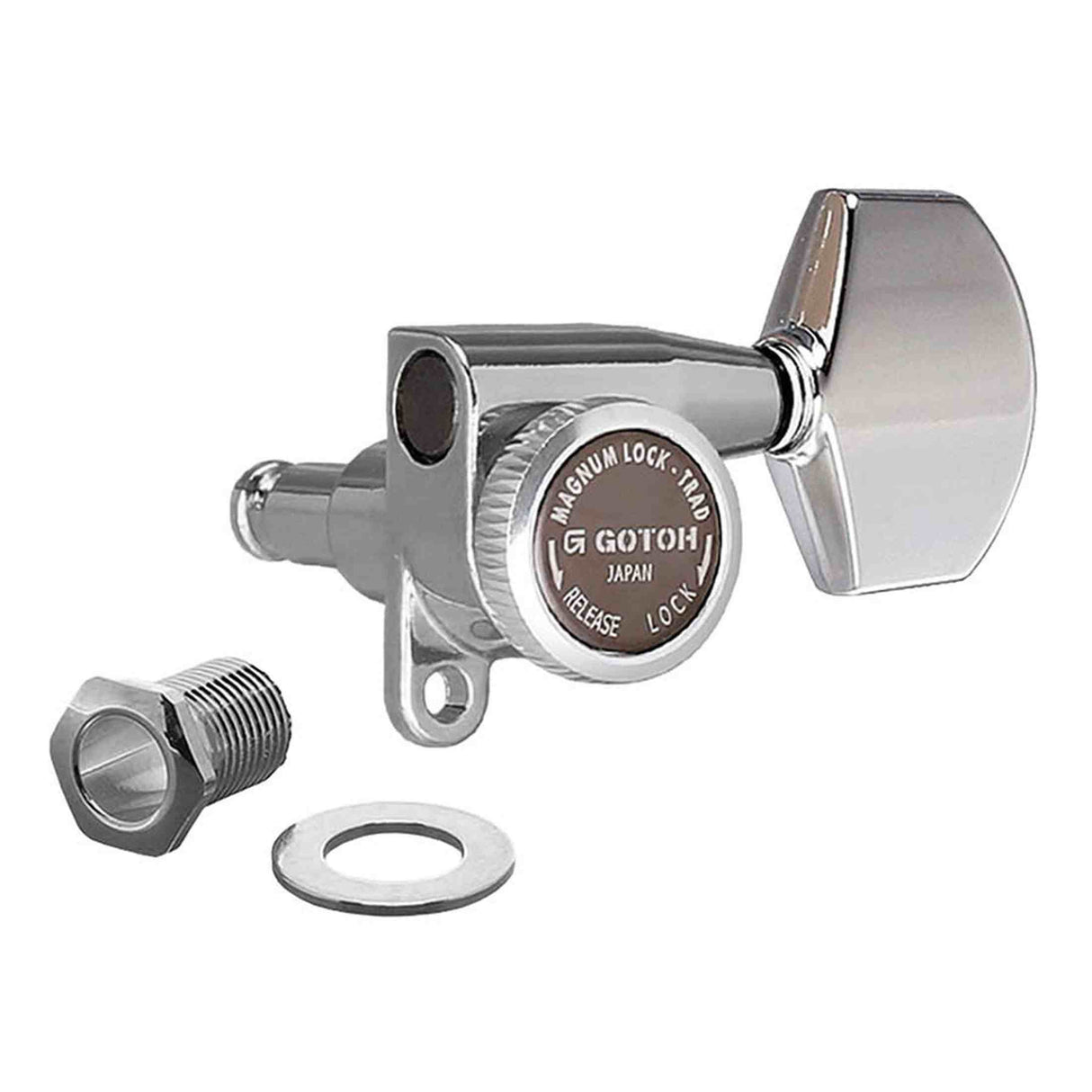 Gotoh GTH13717 SG360 stemmechanieken met Magnum Lock Trad and 07 knoppen, 3L3R, chroom