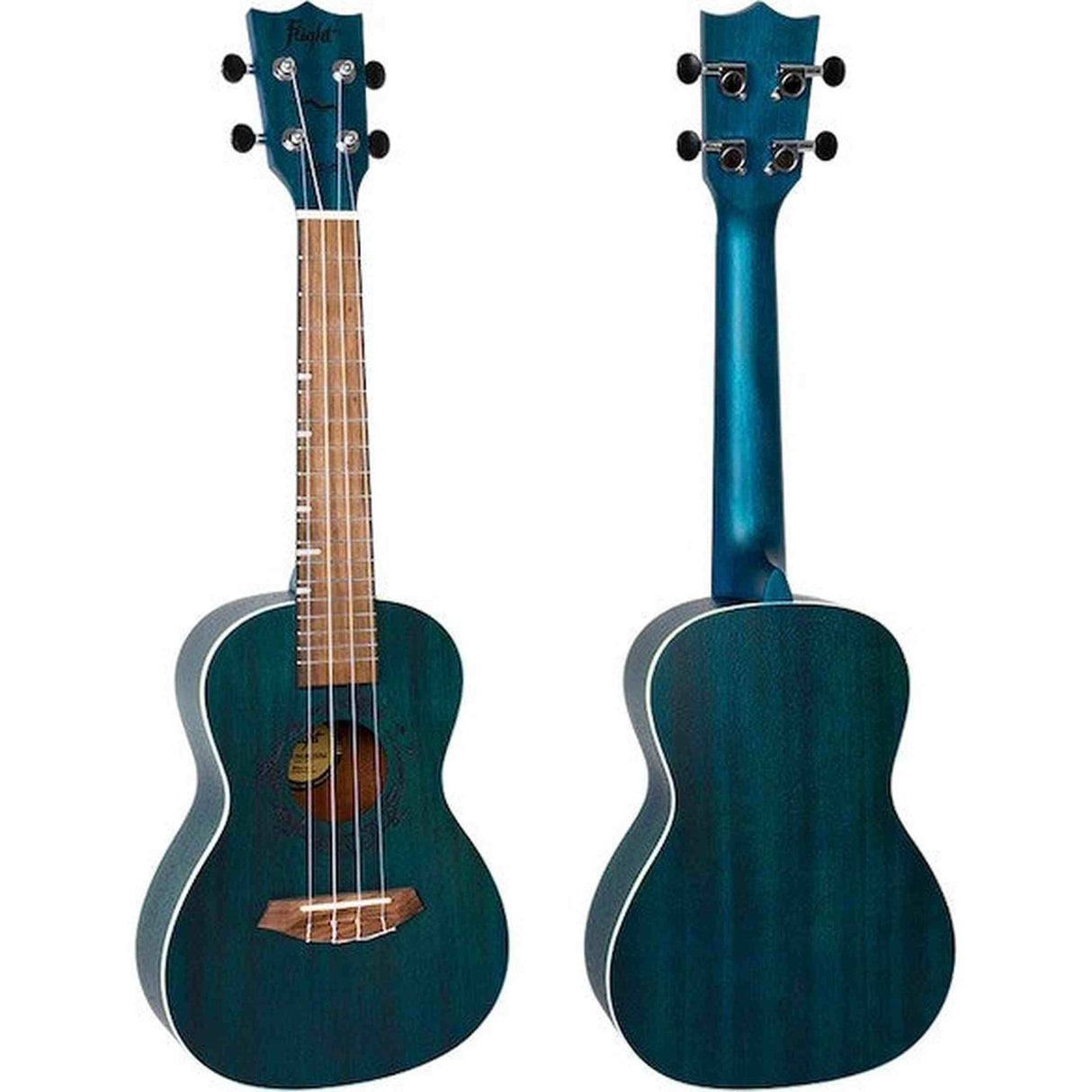 Flight DUC380 Topaz Concert Ukulele met Mahogany Body, Bone Topkam en Aquila Nylgut Snaren