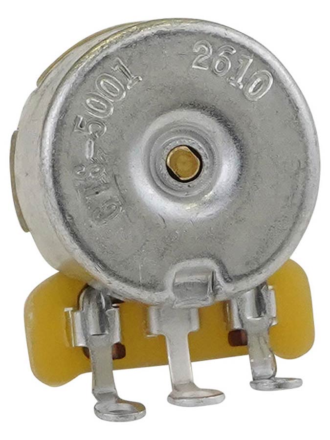 CTS USA CTS-5001 500K Audio Potmeter Mini Type met Inch As en 16 mm Behuizing