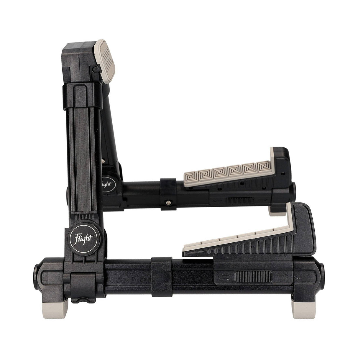 Flight FLUST01-BK Aluminum Ukulele Stand Foldable with Rubber Protection