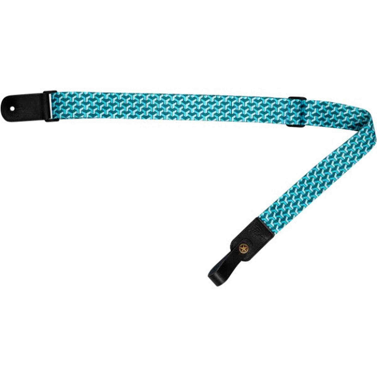 Flight S35 Trail B Ukulele Strap Poly/Leer Blauw met Outdoor Design en Verstelbare Lengte