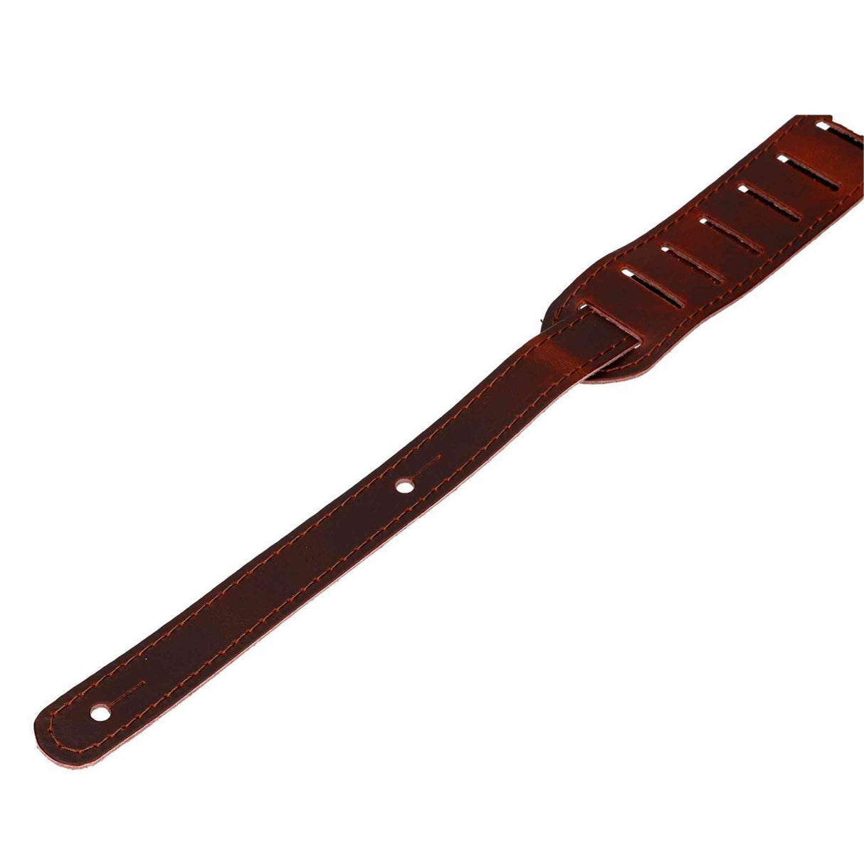 Flight S54 Brown Leather Ukulele Strap EU Handmade with Headstock Tie