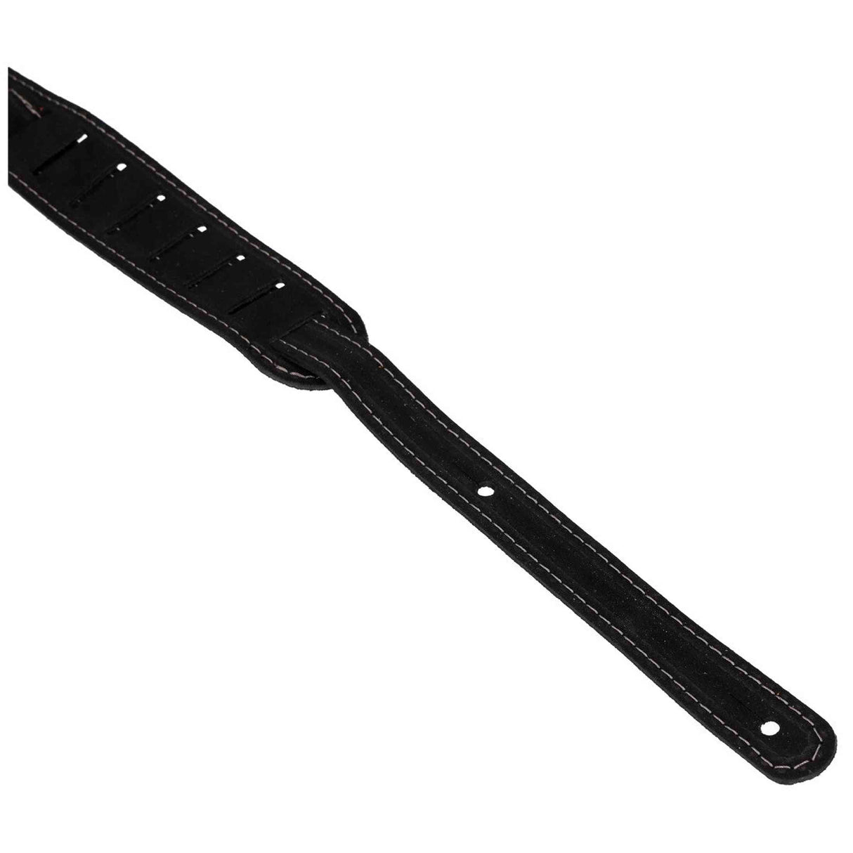 Flight S42 Black Suede Ukulele Strap EU Handmade with Headstock Tie