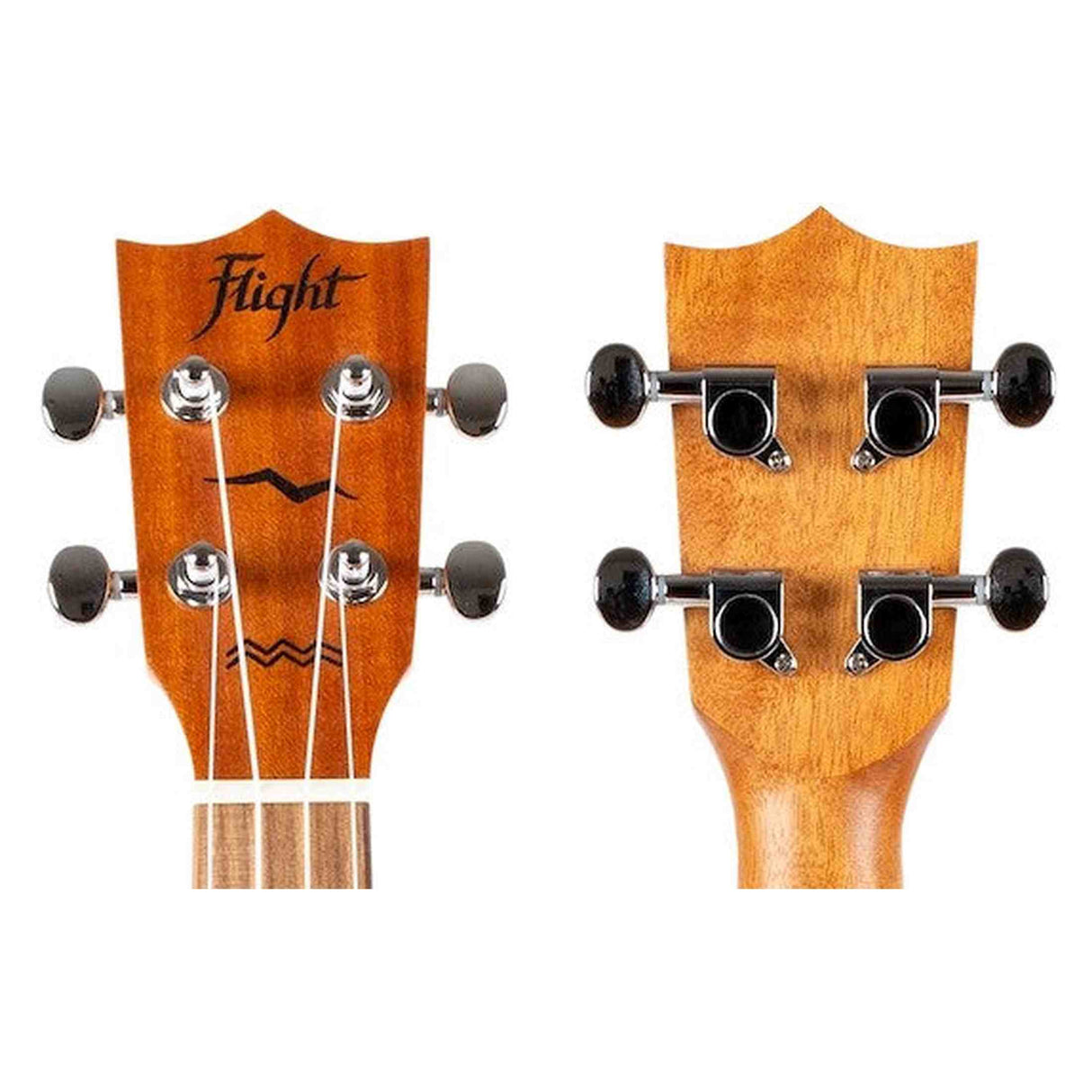 Flight AUC-33 Jungle Concert Ukulele met Spruce Top, Sapele Body en Aquila Nylgut Snaren