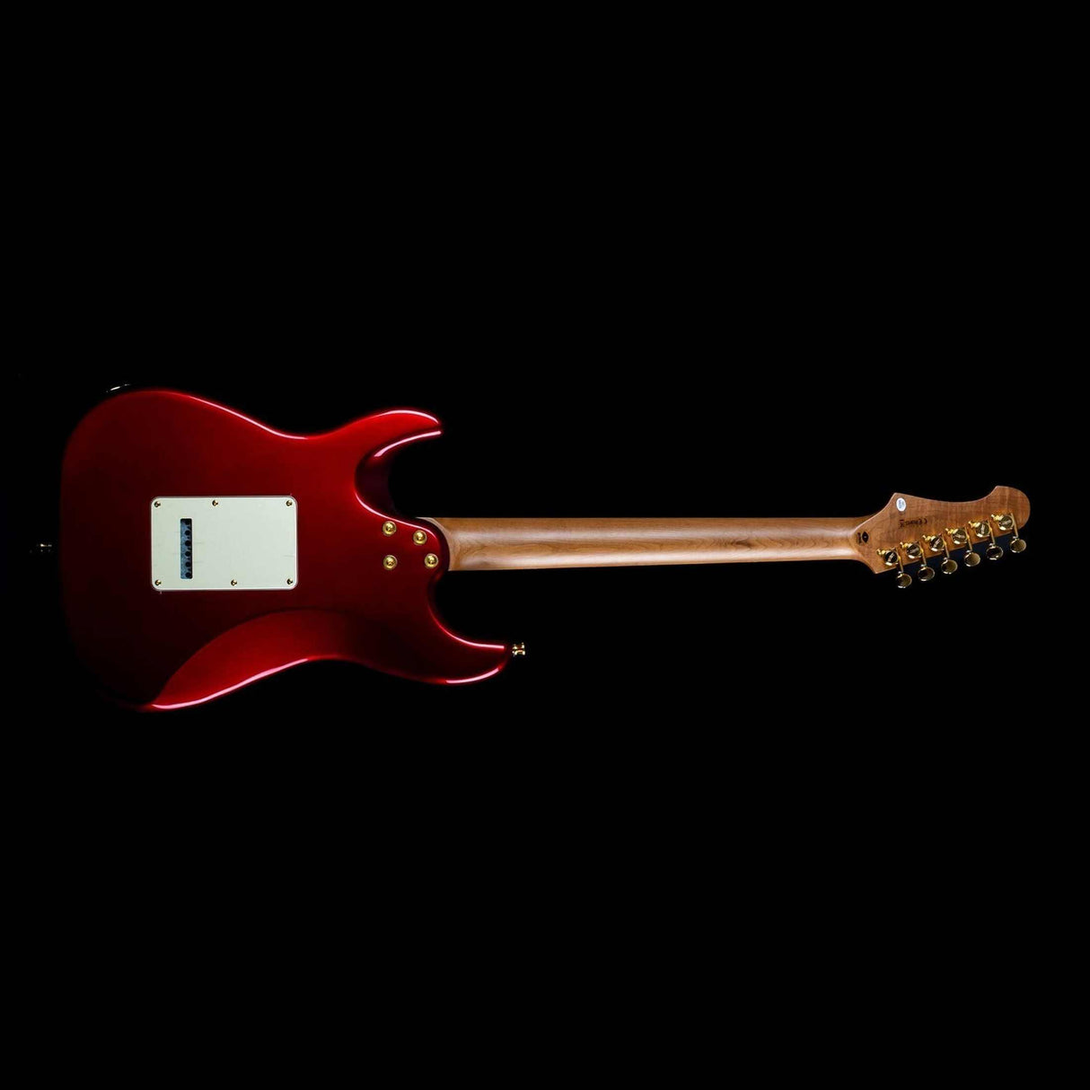 JET JS-480 WR G S-style Elektrische Gitaar HSS Alnico V Tremolo Rosewood Toets Wijnrood met Gouden Hardware