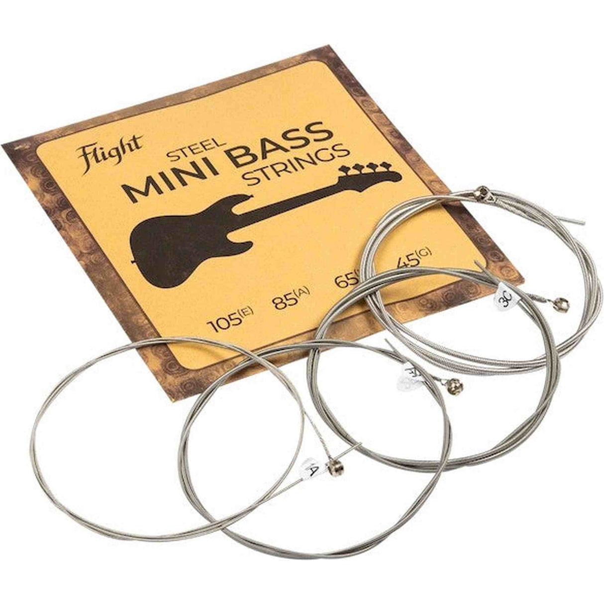 Flight FMBS-200 Steel Mini Bass Strings 045–105 for Flight Mini Bass
