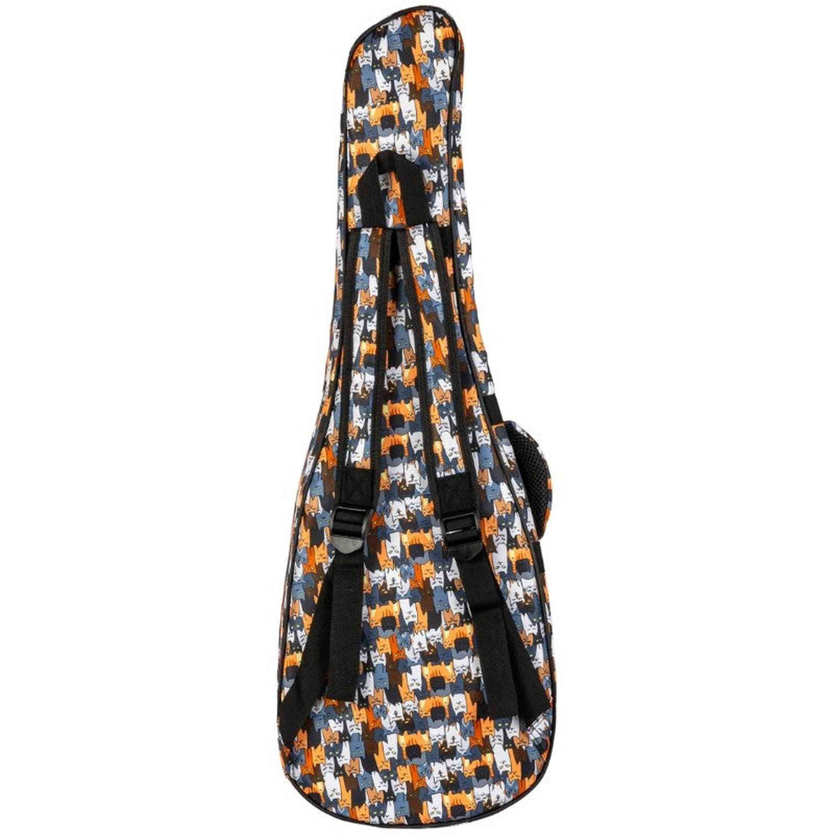 Flight FUB-T-CATS Padded Gig Bag for Tenor Ukulele with Cats Design and Accessory Compartment