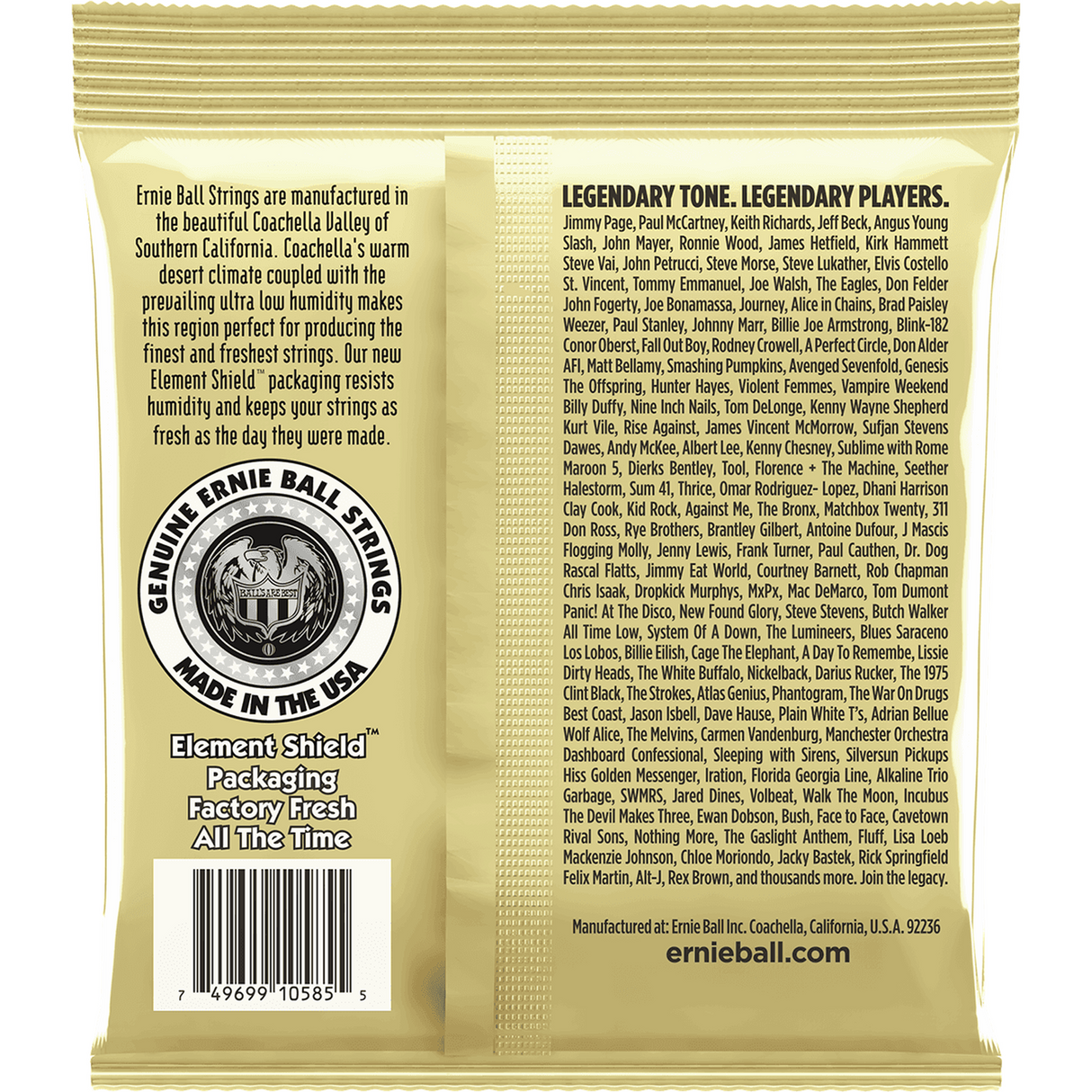Ernie Ball 2007 Earthwood Akoestische Gitaar Snaren Custom Light 011.5–054 80/20 Bronze