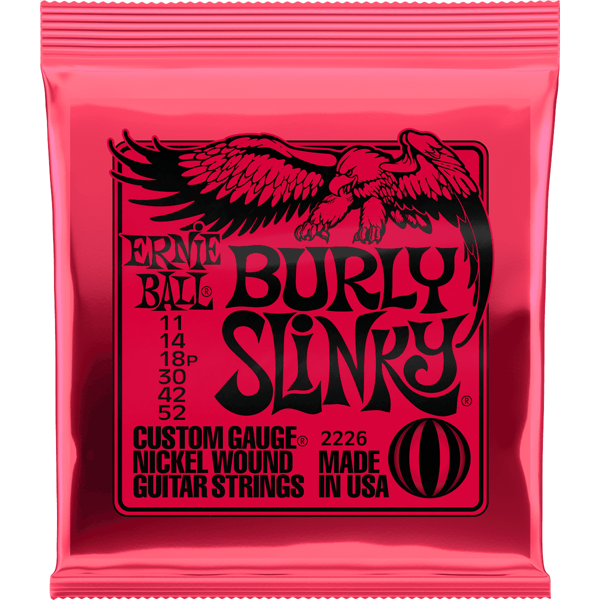 Ernie Ball 2226 Burly Slinky elektrische gitaarsnaren 011-052