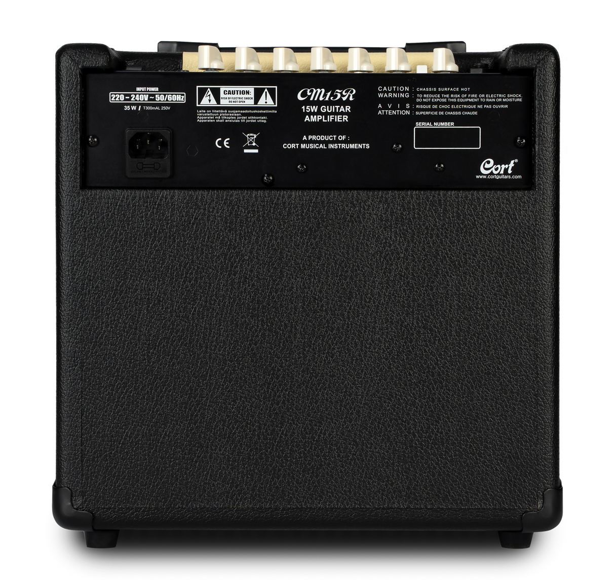 SX LG2ASHNA Lapsteel Gitaar Set met Cort CM15RBK 15W Versterker 8 inch Reverb Zwart
