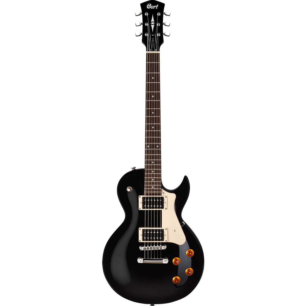 CORT CR100 BK2 elektrische gitaar LP-model zwart