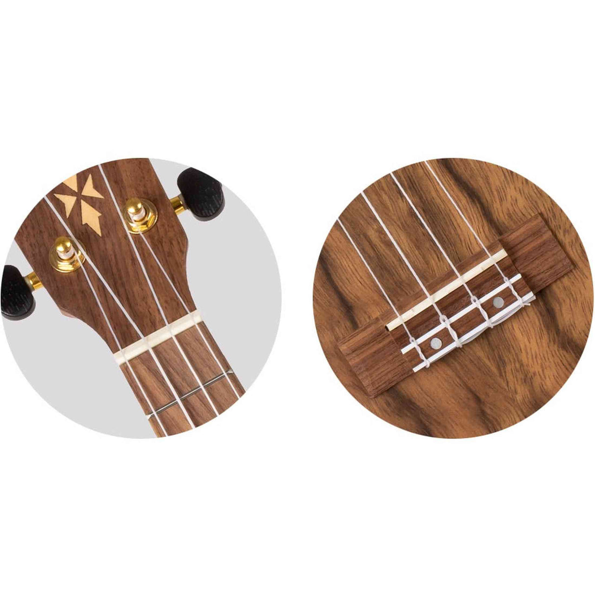 Flight DUC430 EQ DAO Elektrisch-Akoestische Concert Ukulele met Dao Body, Pickup en Aquila Super Nylgut Snaren