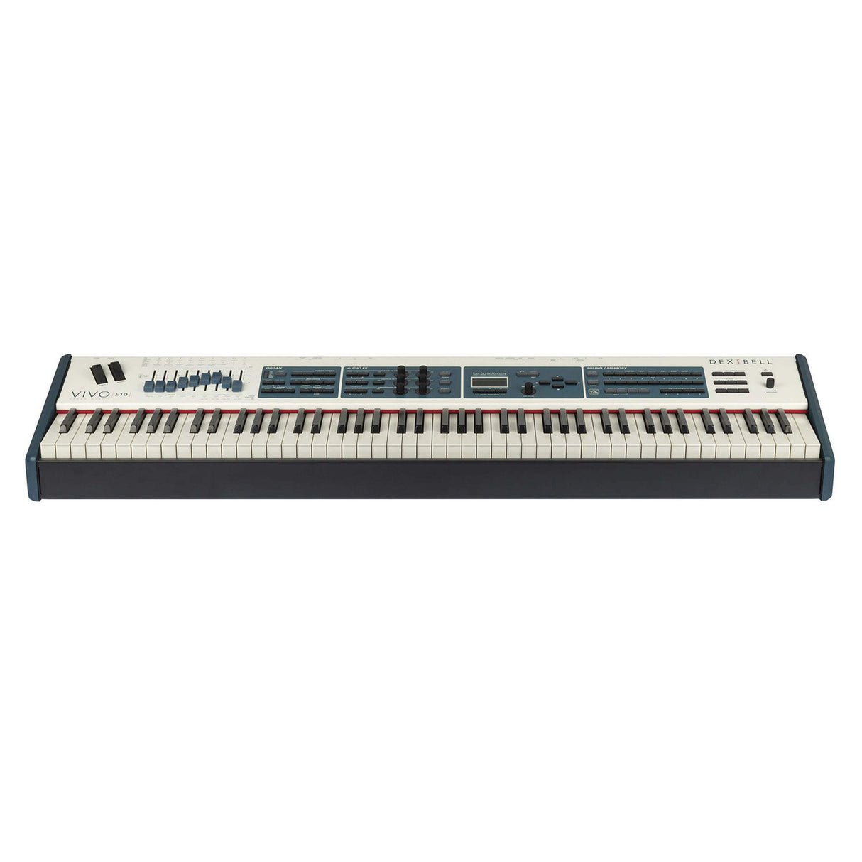 Dexibell VIVO S10 Stage Piano 88 toetsen Hammer Action, gemotoriseerde drawbars, Bluetooth MIDI en audio