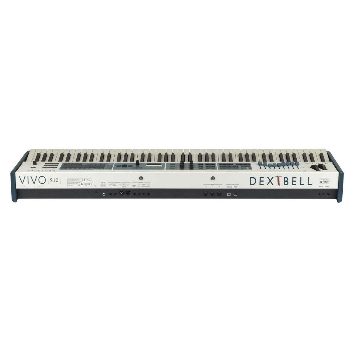 Dexibell VIVO S10 Stage Piano 88 toetsen Hammer Action, gemotoriseerde drawbars, Bluetooth MIDI en audio
