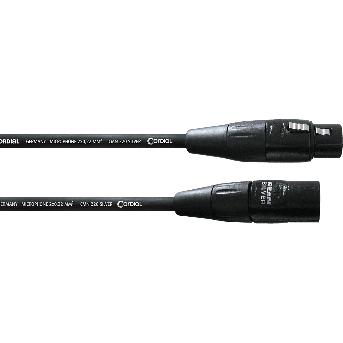 Cordial CIM FM Essentials Microfoonkabel – XLR mannelijk/vrouwelijk – Zwart